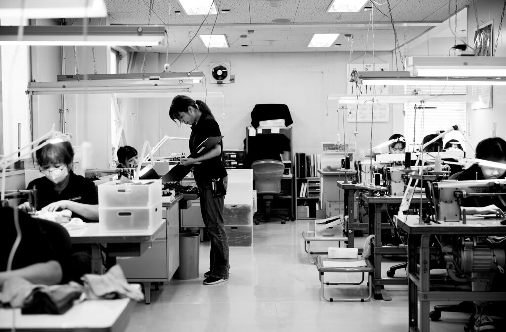 自社工場製造による徹底した品質管理